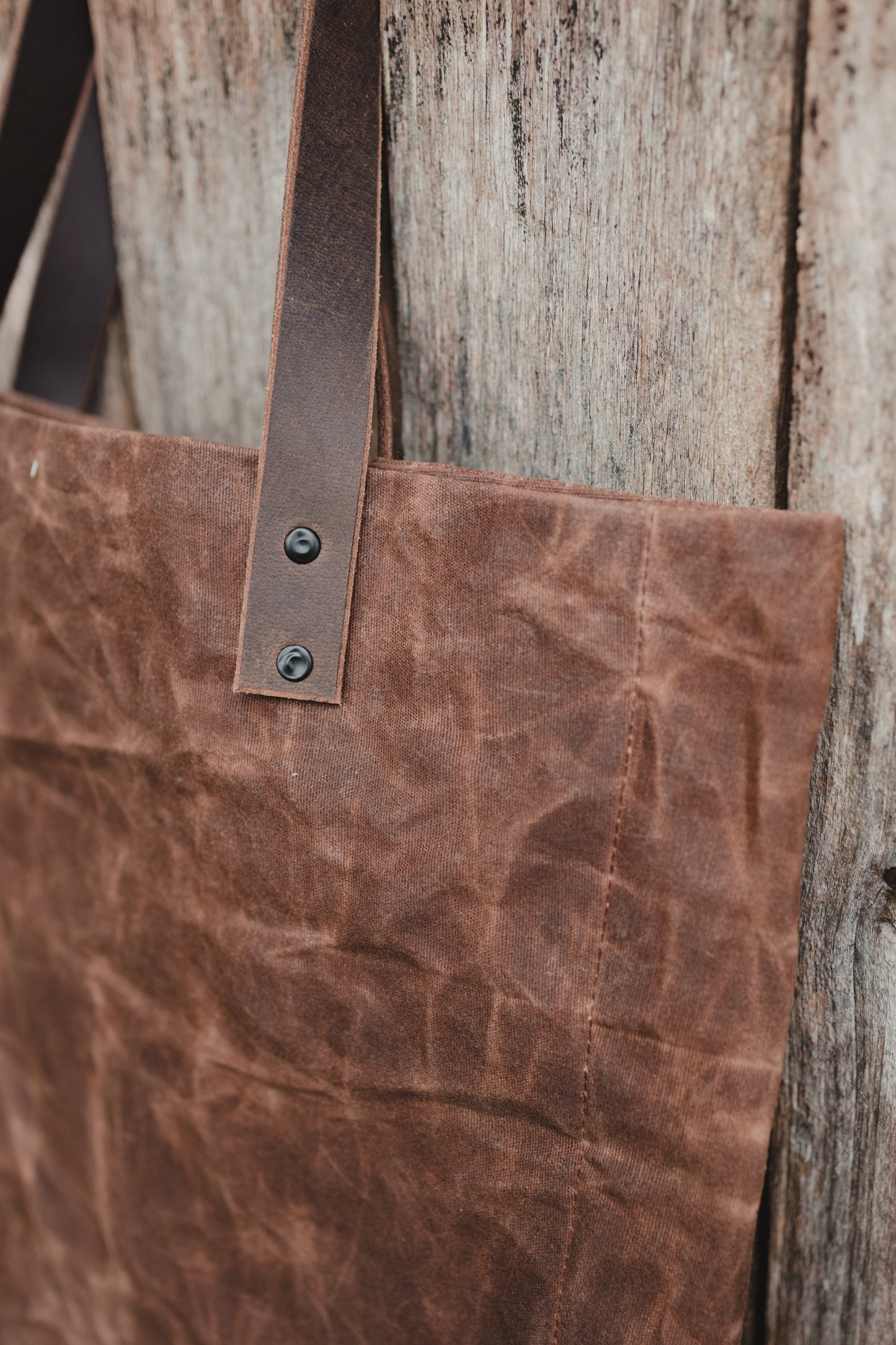 Waxed Canvas Tote Bag