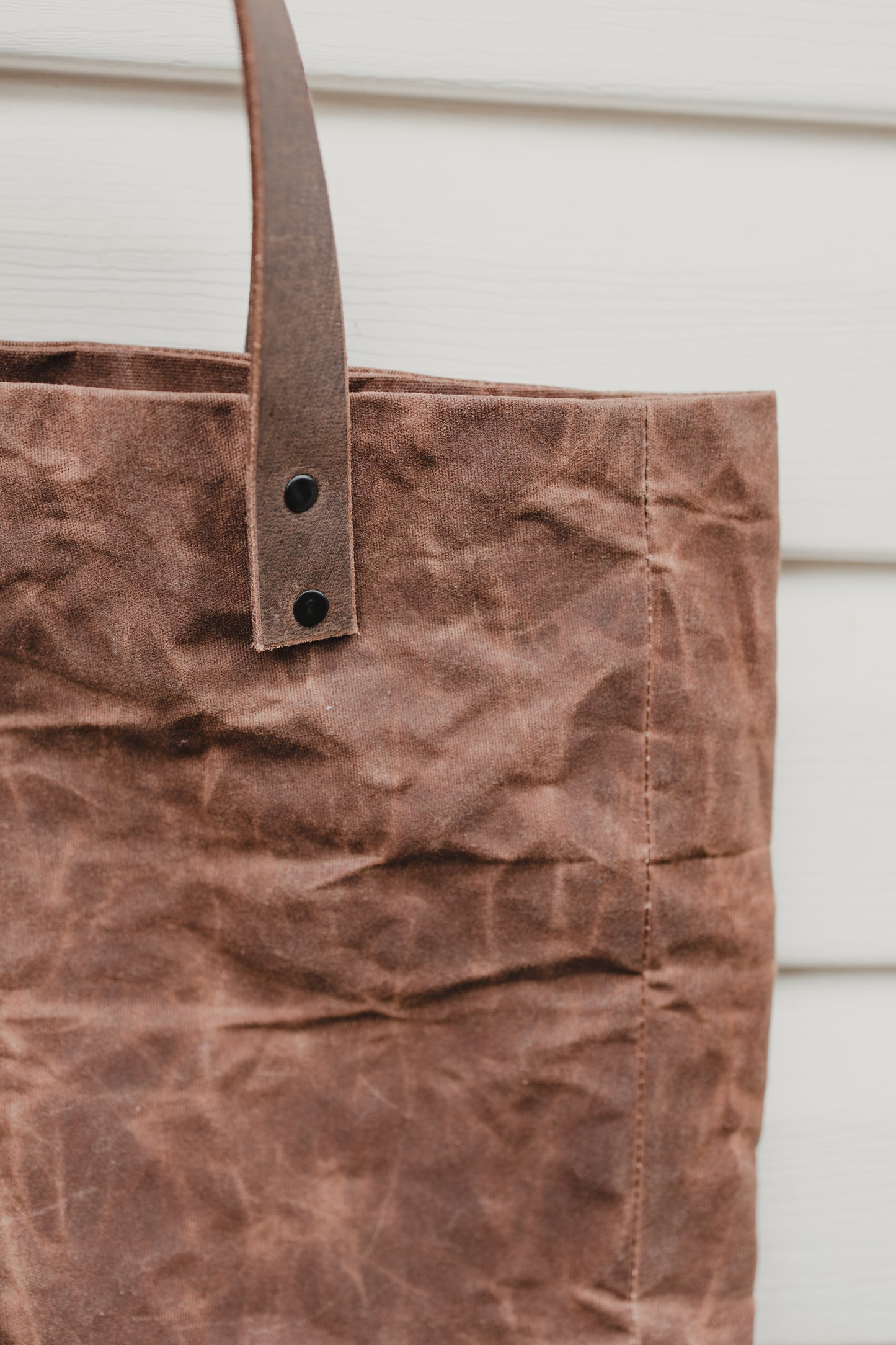 Waxed Canvas Tote Bag